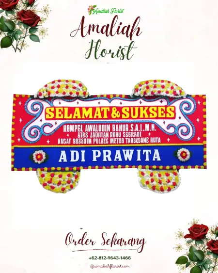 Papan Bunga Ucapan Selamat Teweh Baru